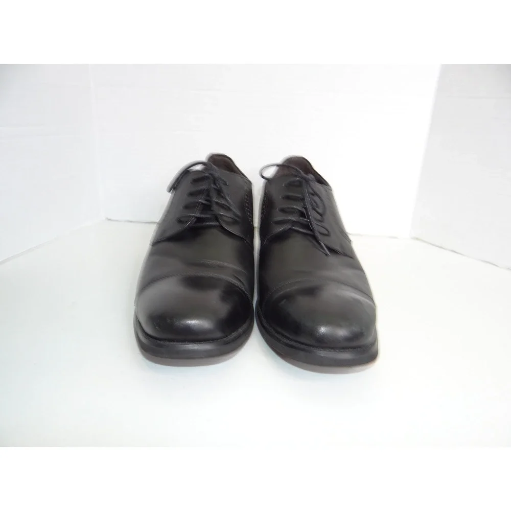 Calto Mens Black Leather Elevator Dress Shoes Cap Toe Oxford S3705 US 12